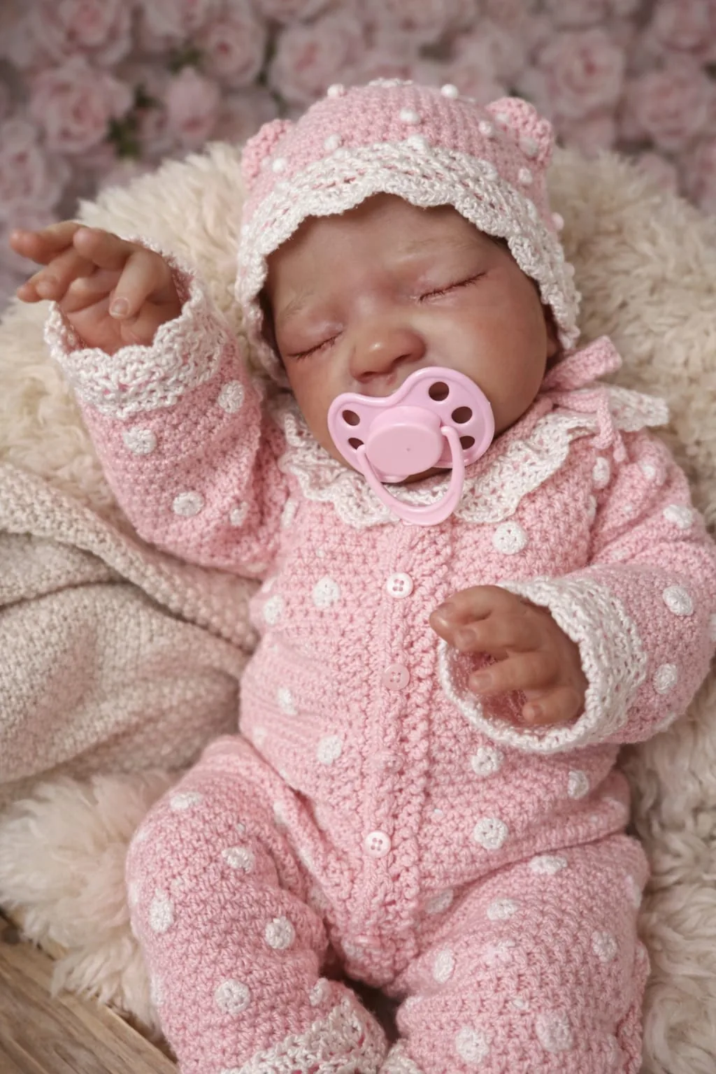 Ukázka úpravy fotografií reborn panenky 132